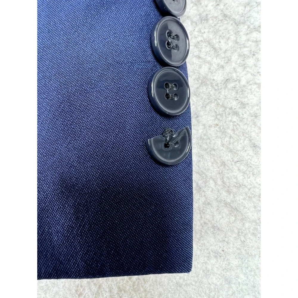 Calvin Klein Suit Jacket Mens 40R Blue Wool Extreme Slim Fit 2 Button Blazer